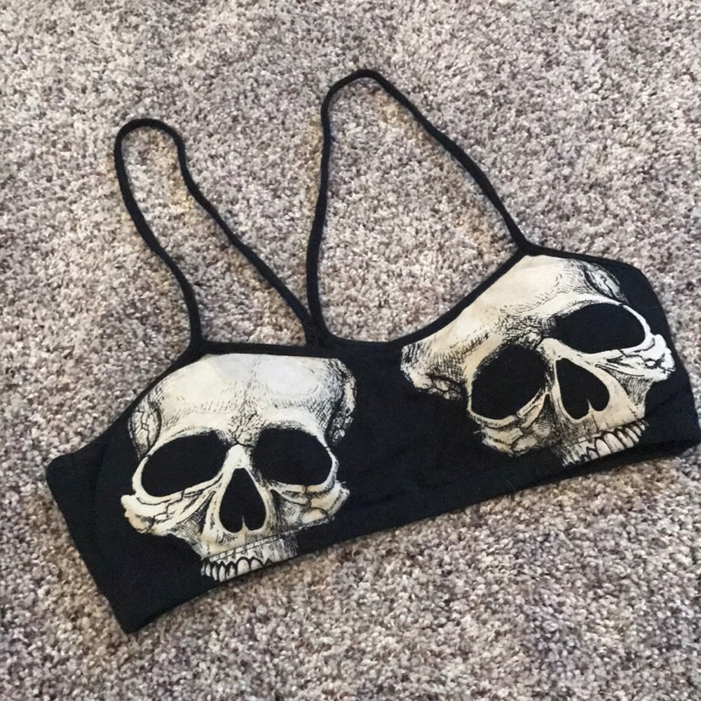💀Skull Padded Bralette💀